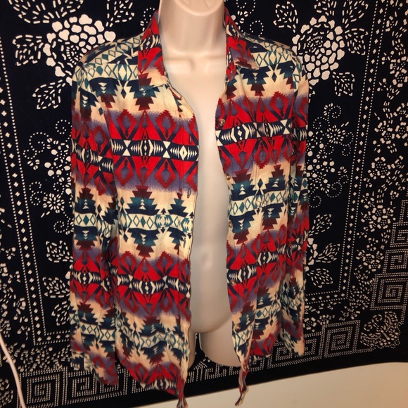 Aztec Cozy Button Up - Picture 6 of 6